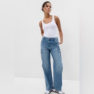 Gap 90s loose cargo jeans 26p